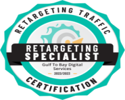 Gulf To Bay Digital Services Announces Jason Roberts Achieves Retargeting Traffic Certification